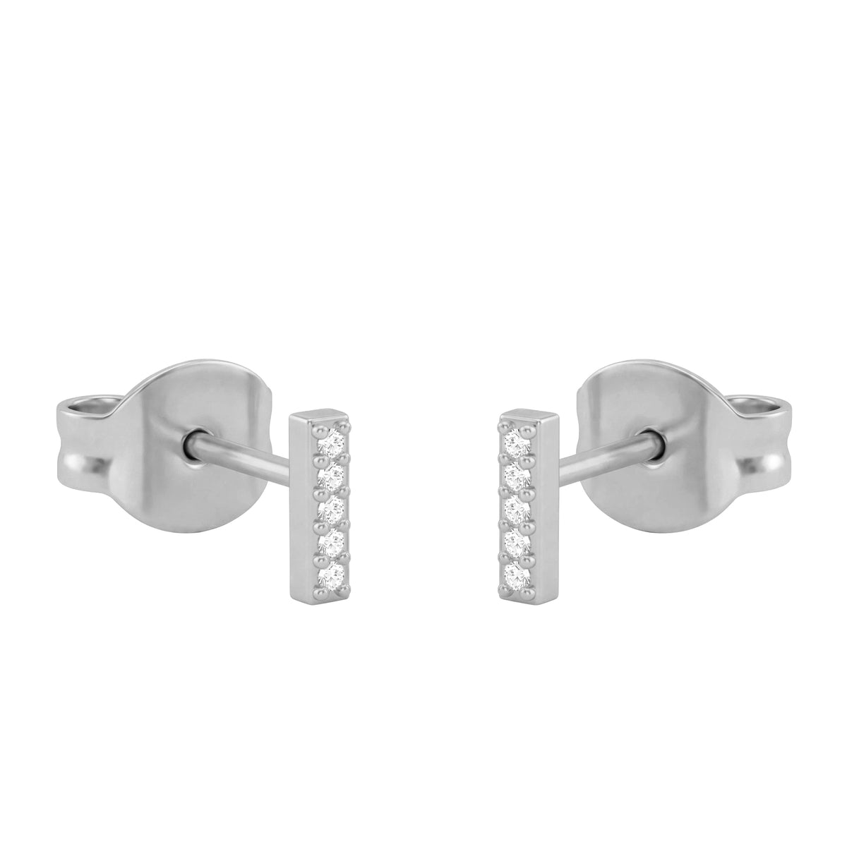 أقراط صغيرة على شكل حروف, مقاس 3 مم Petite stud earrings shaped letters size 3mm
