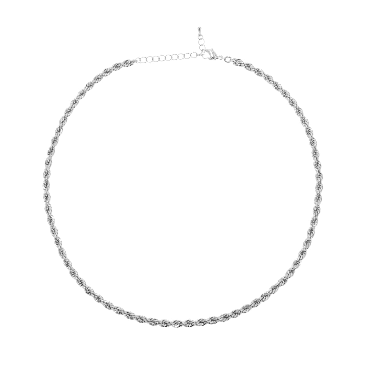 قلادة تشوكر كلاسيكية بسلسلة سميكة Classic thick-chain choker necklace